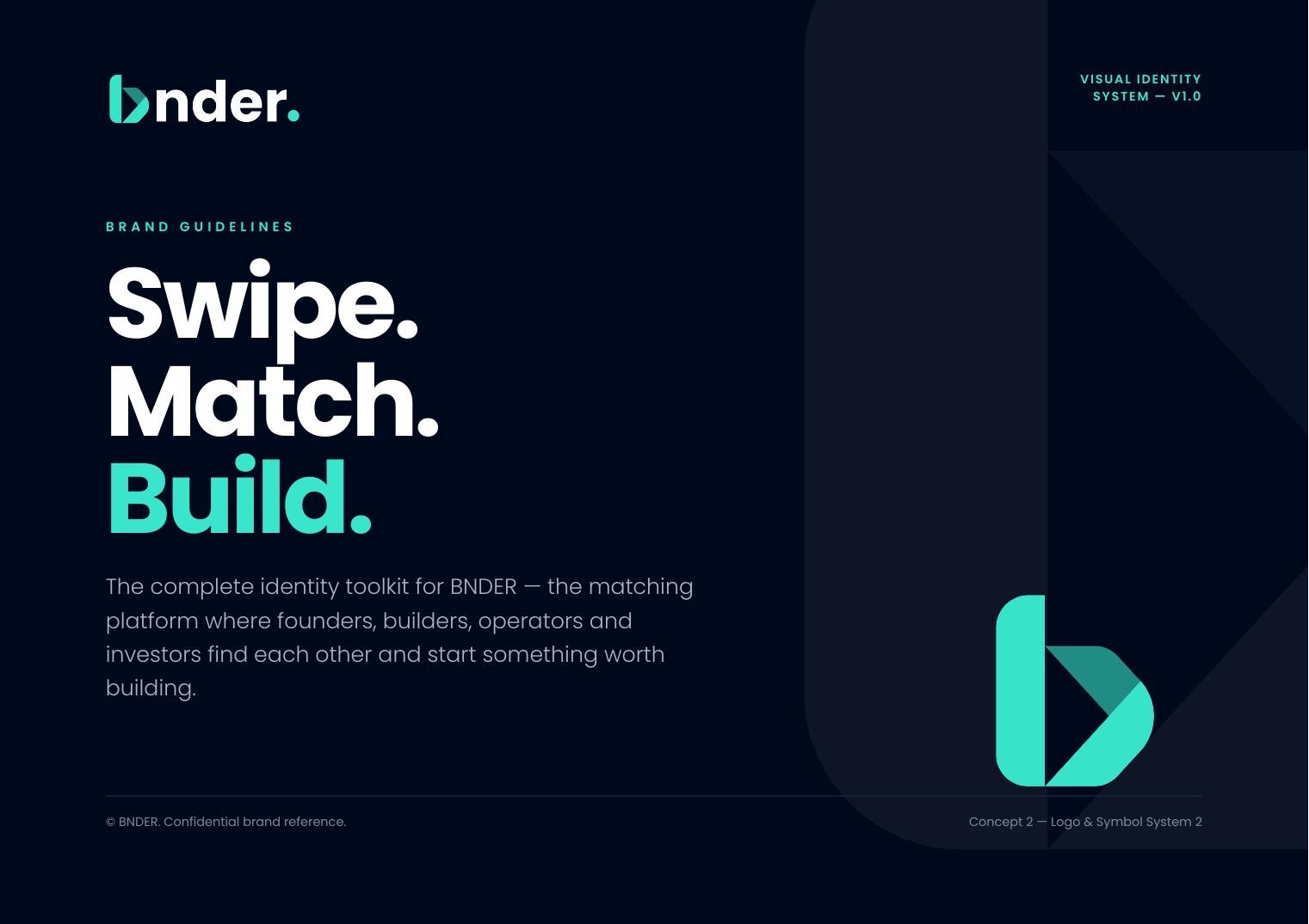 BNDER brand guidelines cover